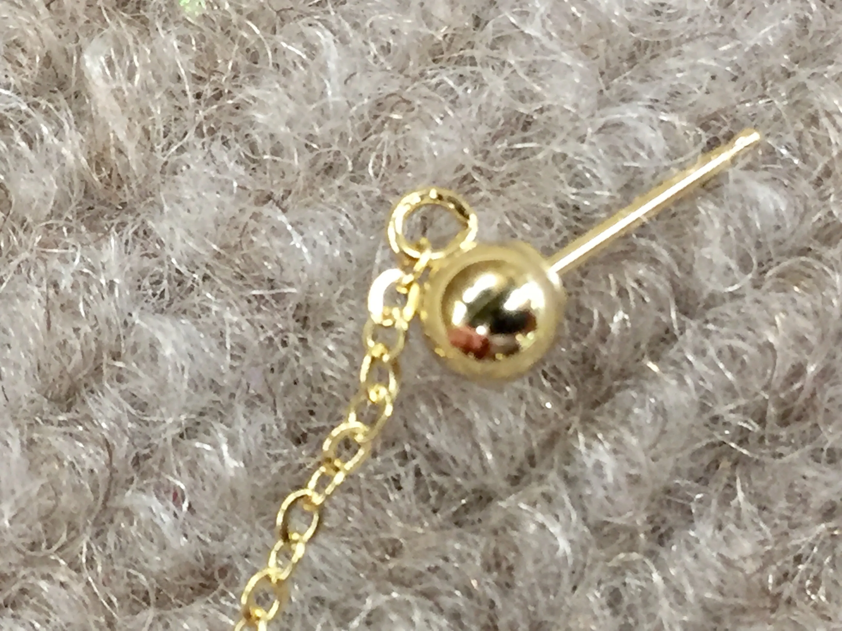 14 K Yellow Gold Dangle Earrings