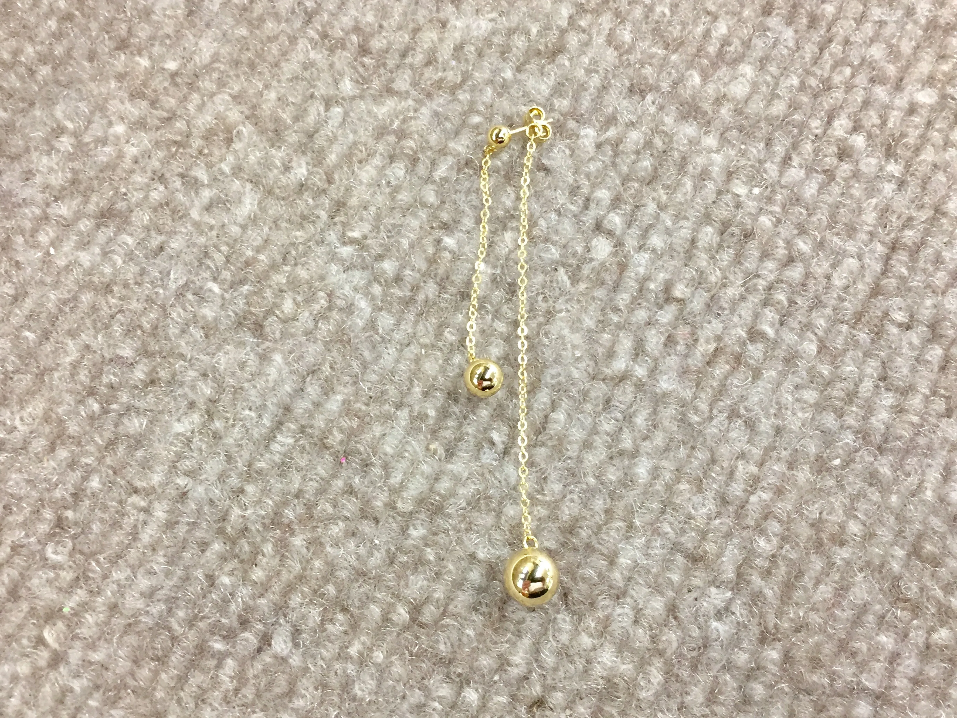 14 K Yellow Gold Dangle Earrings