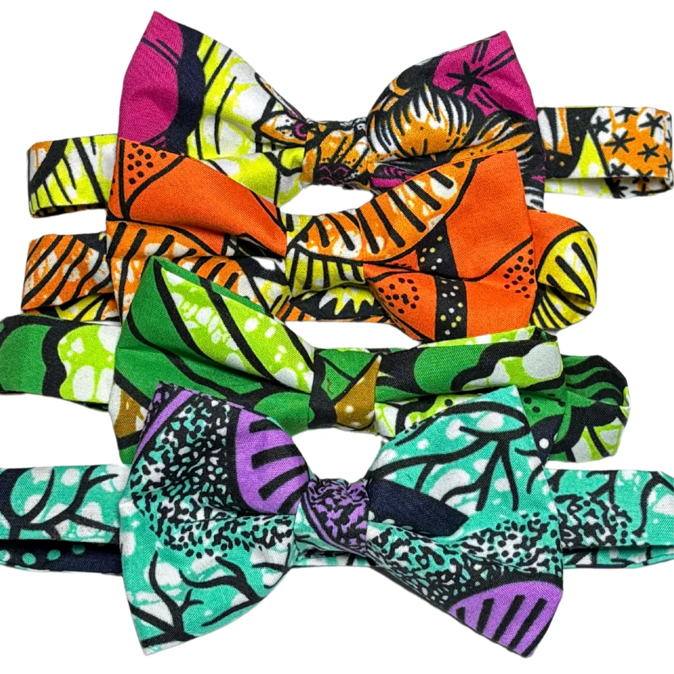 African Ankara Bow Tie Bundle #1