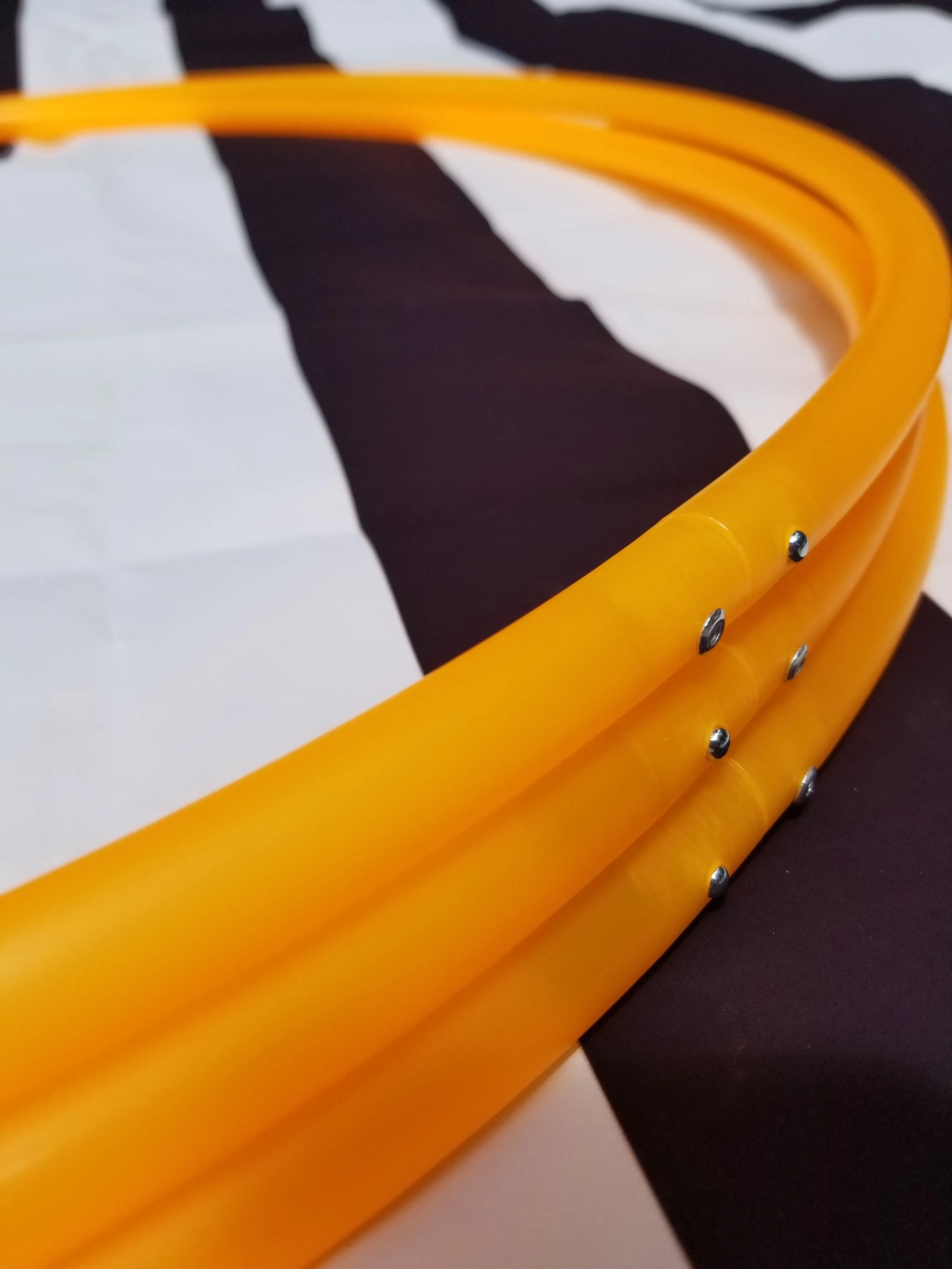Creamsicle - UV Orange Polypro Bare Hoop 5/8