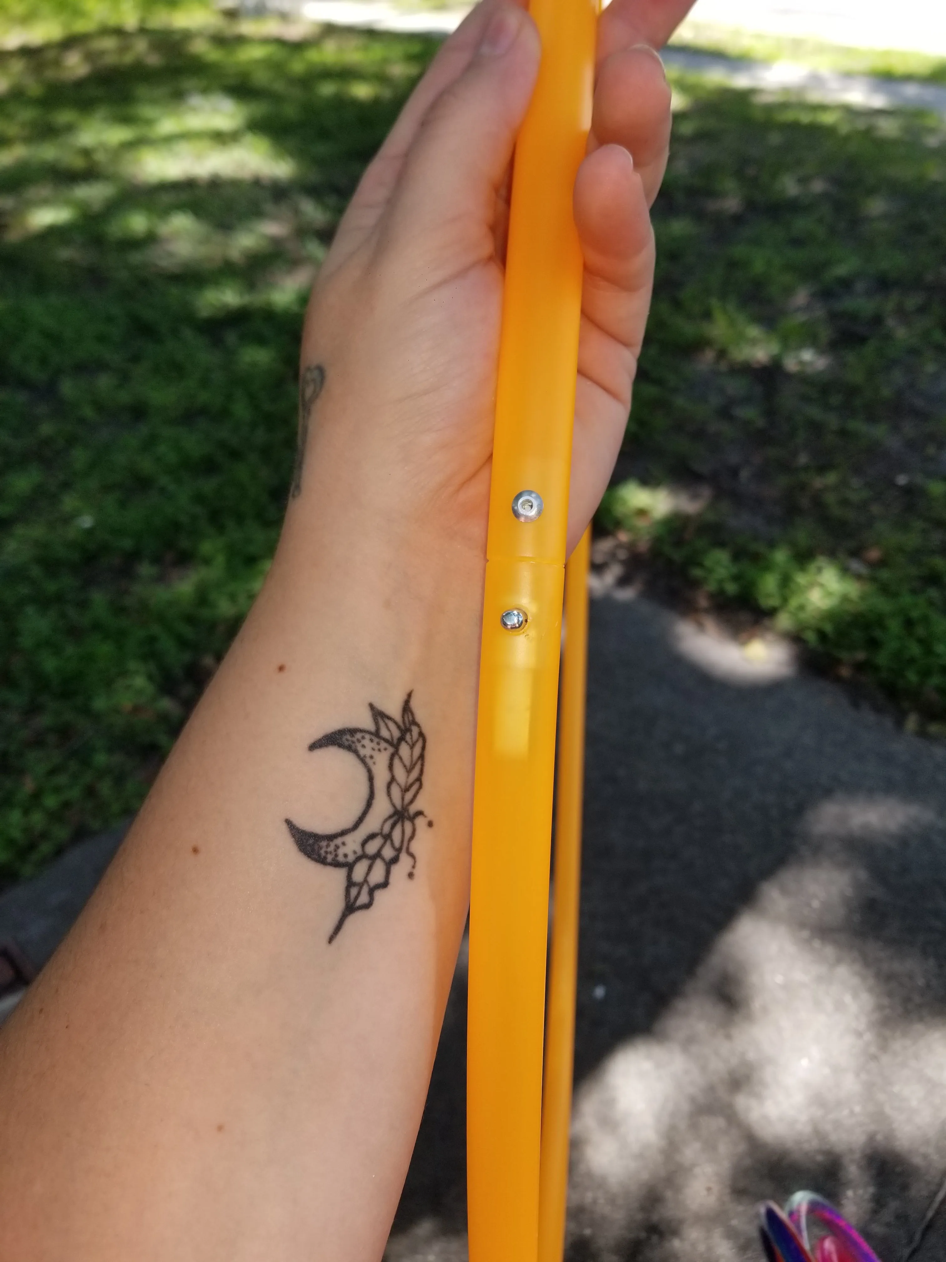 Creamsicle - UV Orange Polypro Bare Hoop 5/8