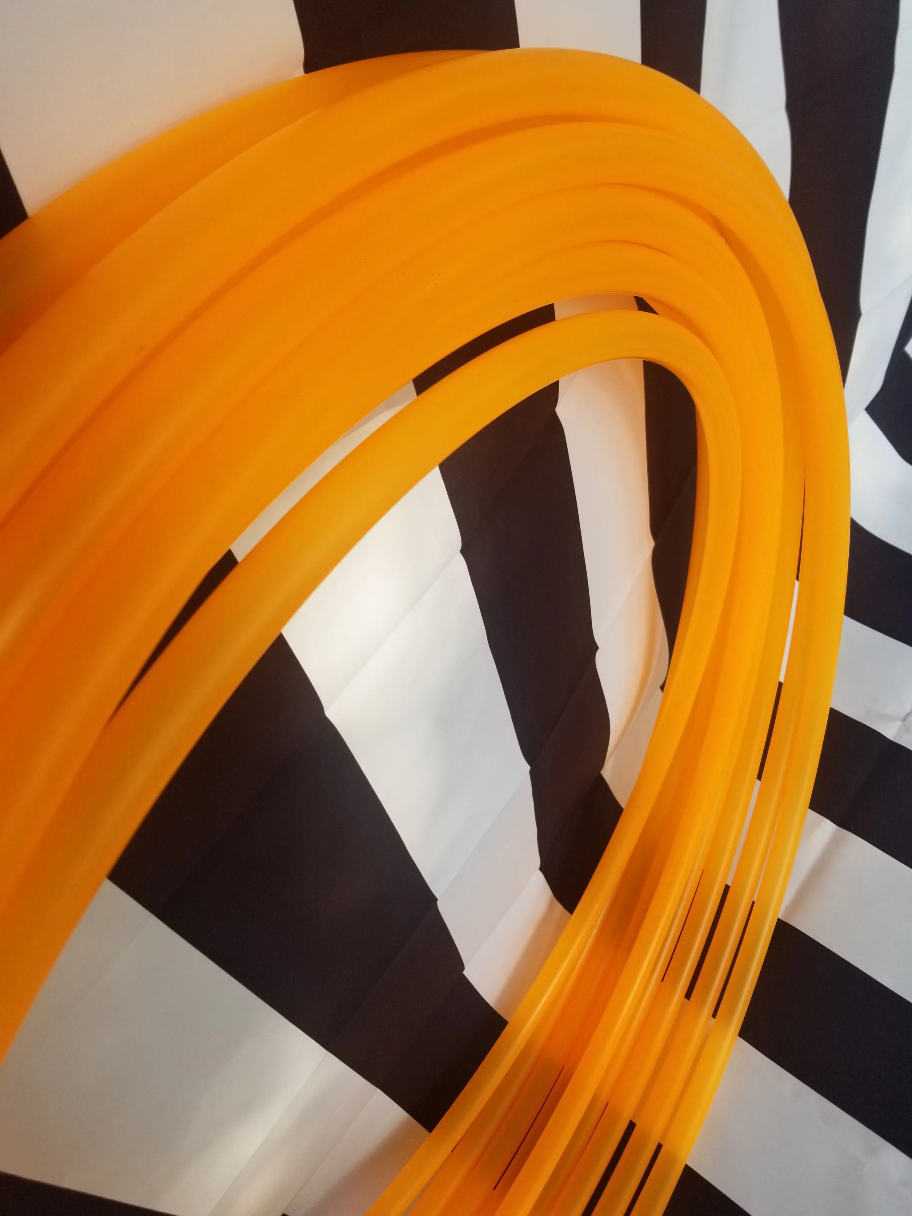 Creamsicle - UV Orange Polypro Bare Hoop 5/8