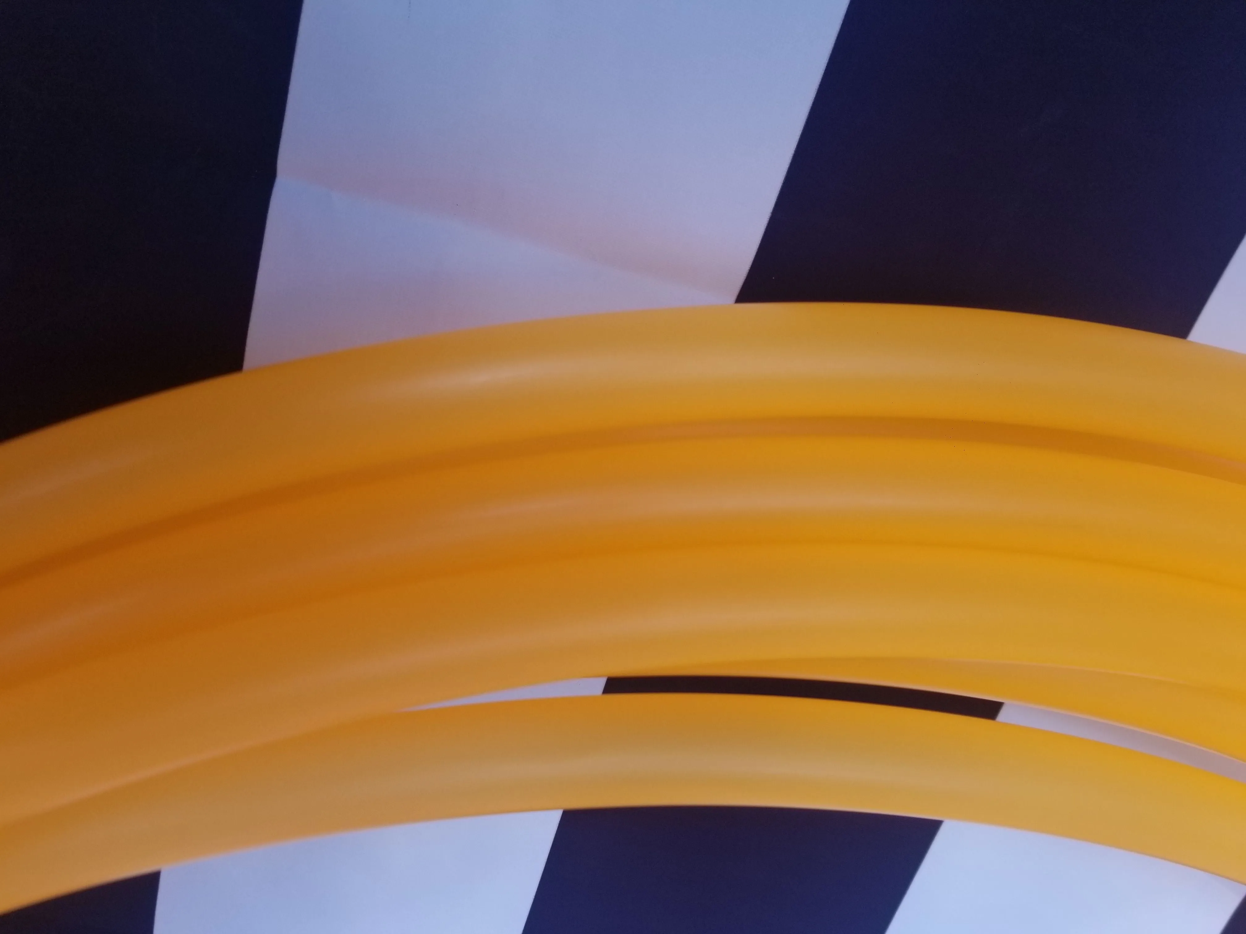 Creamsicle - UV Orange Polypro Bare Hoop 5/8