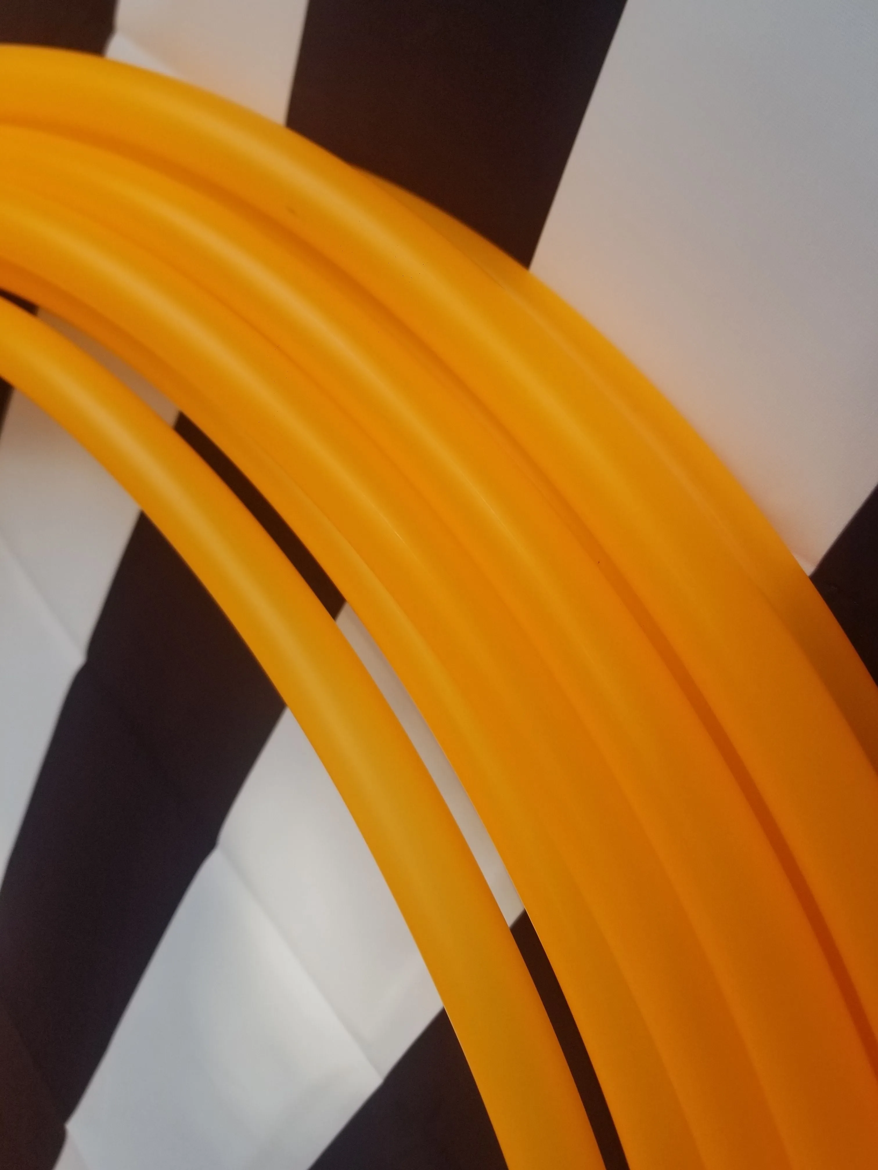 Creamsicle - UV Orange Polypro Bare Hoop 5/8
