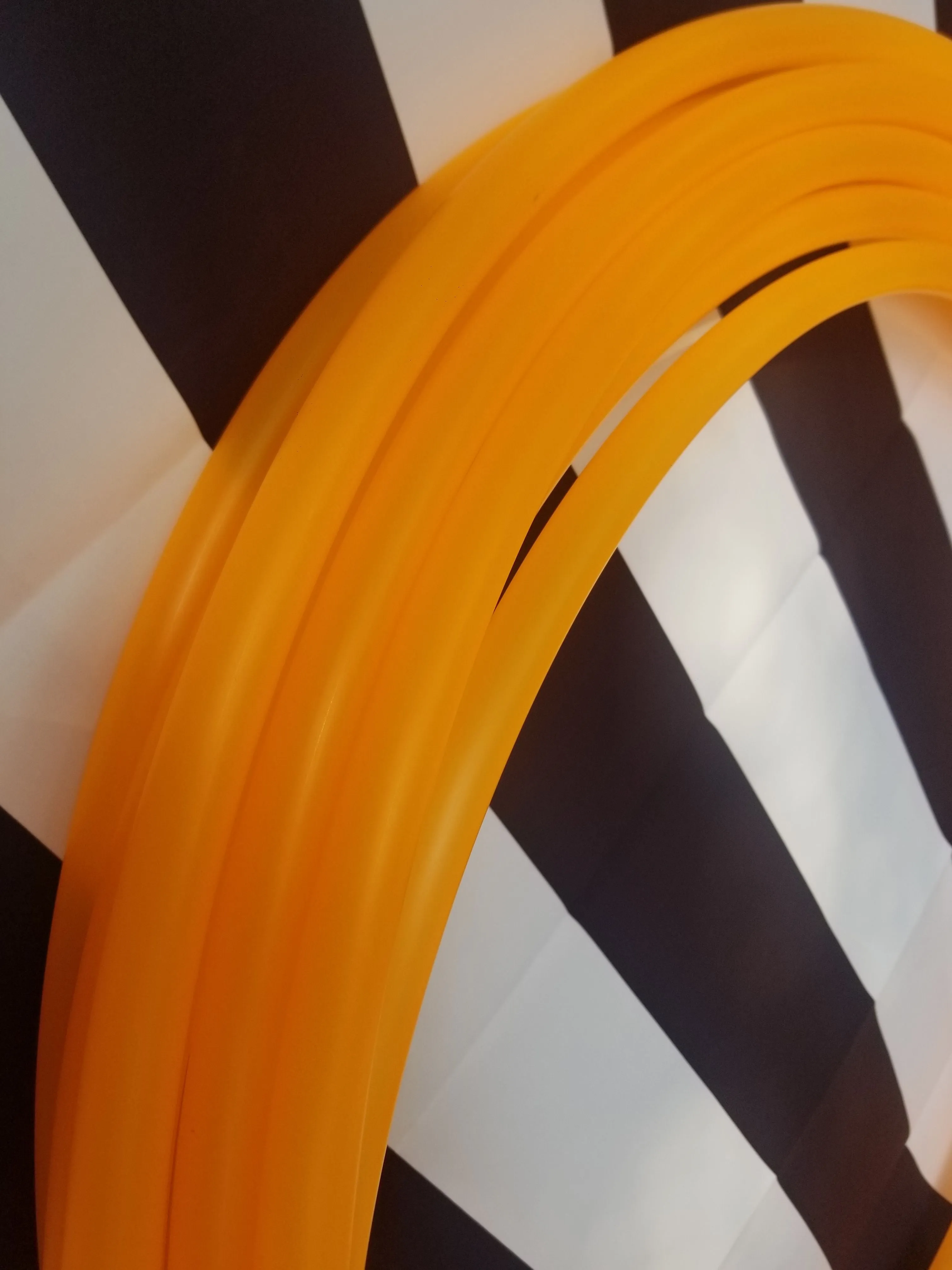Creamsicle - UV Orange Polypro Bare Hoop 5/8