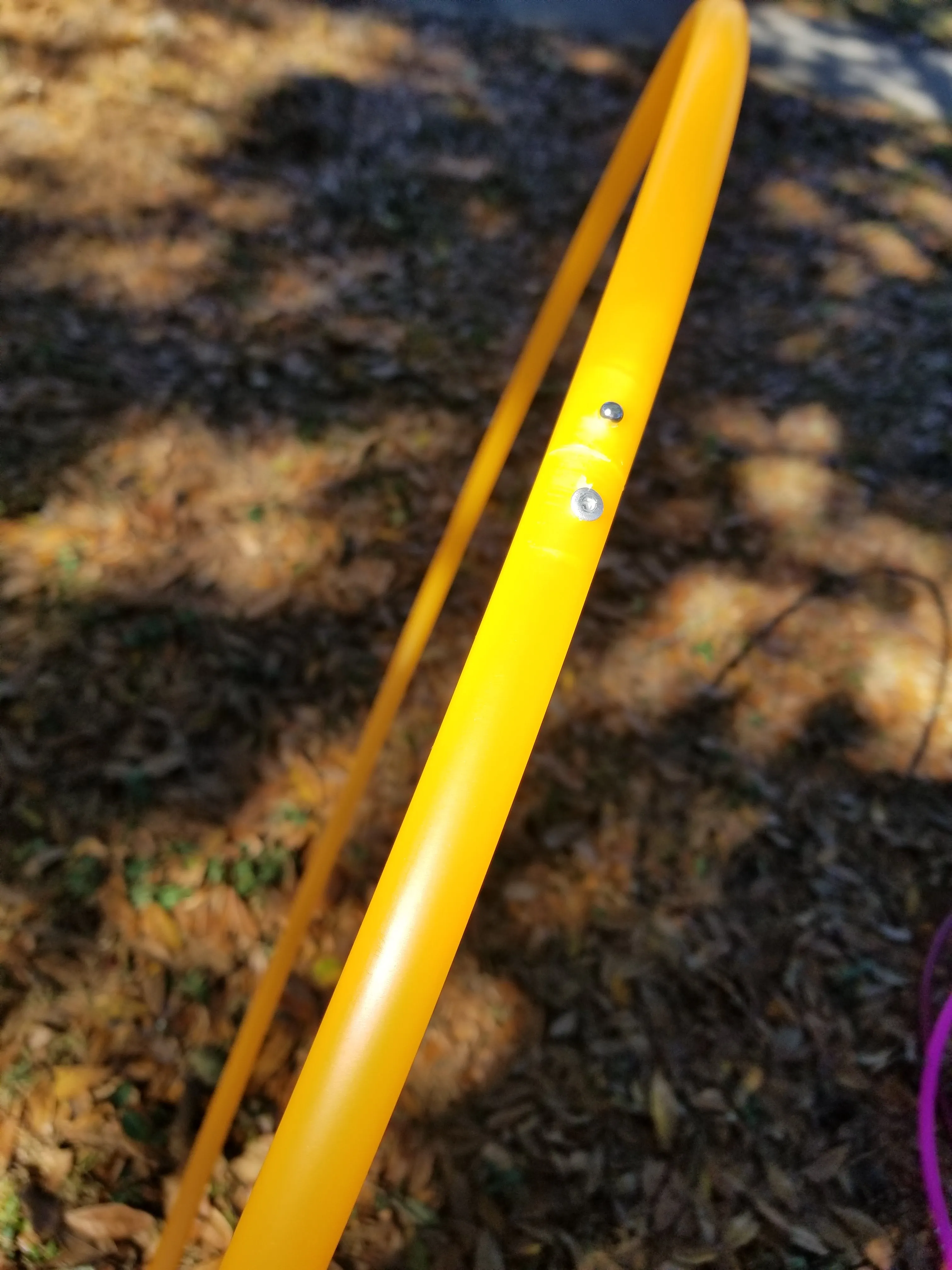 Creamsicle - UV Orange Polypro Bare Hoop 5/8