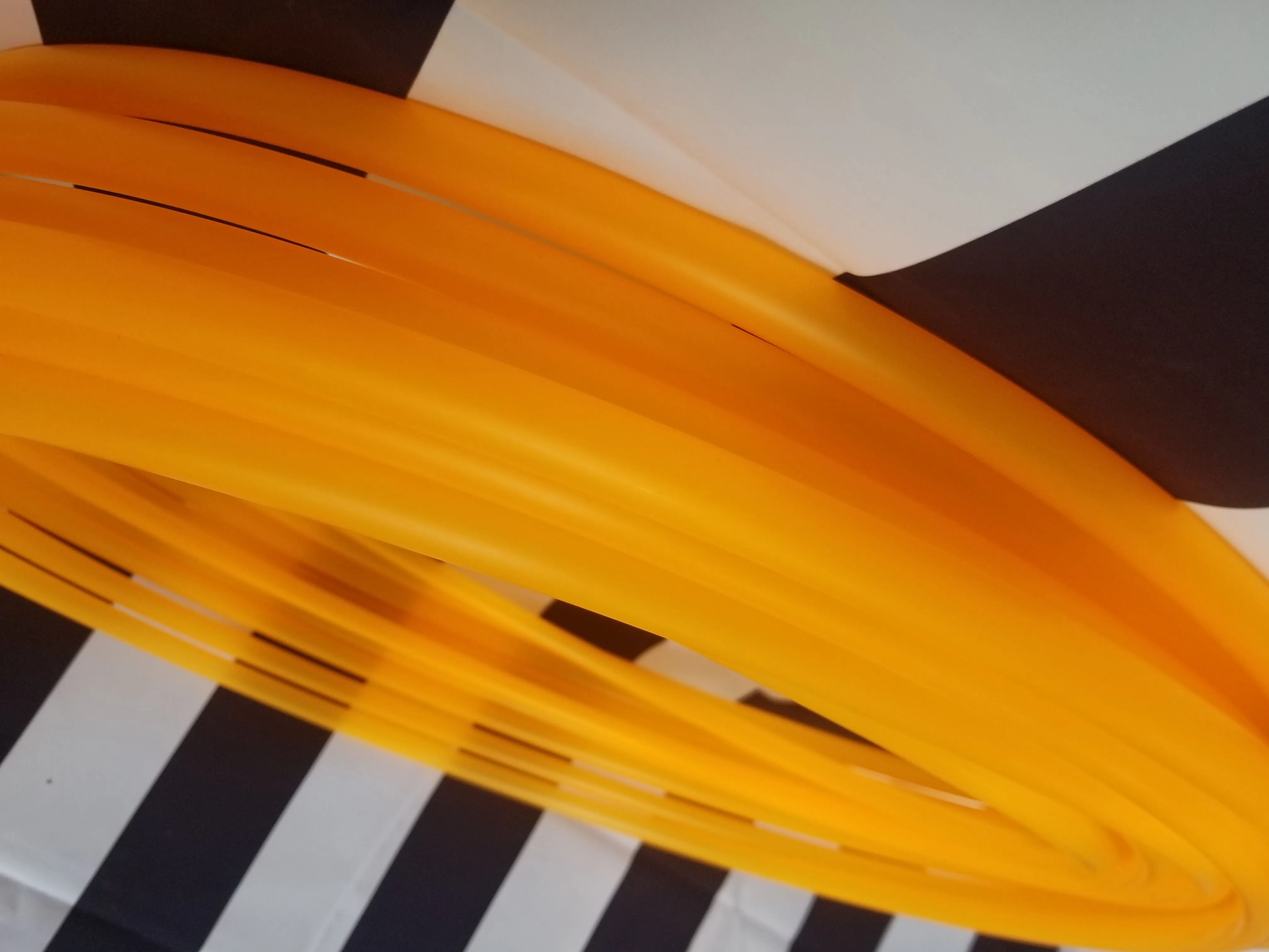 Creamsicle - UV Orange Polypro Bare Hoop 5/8