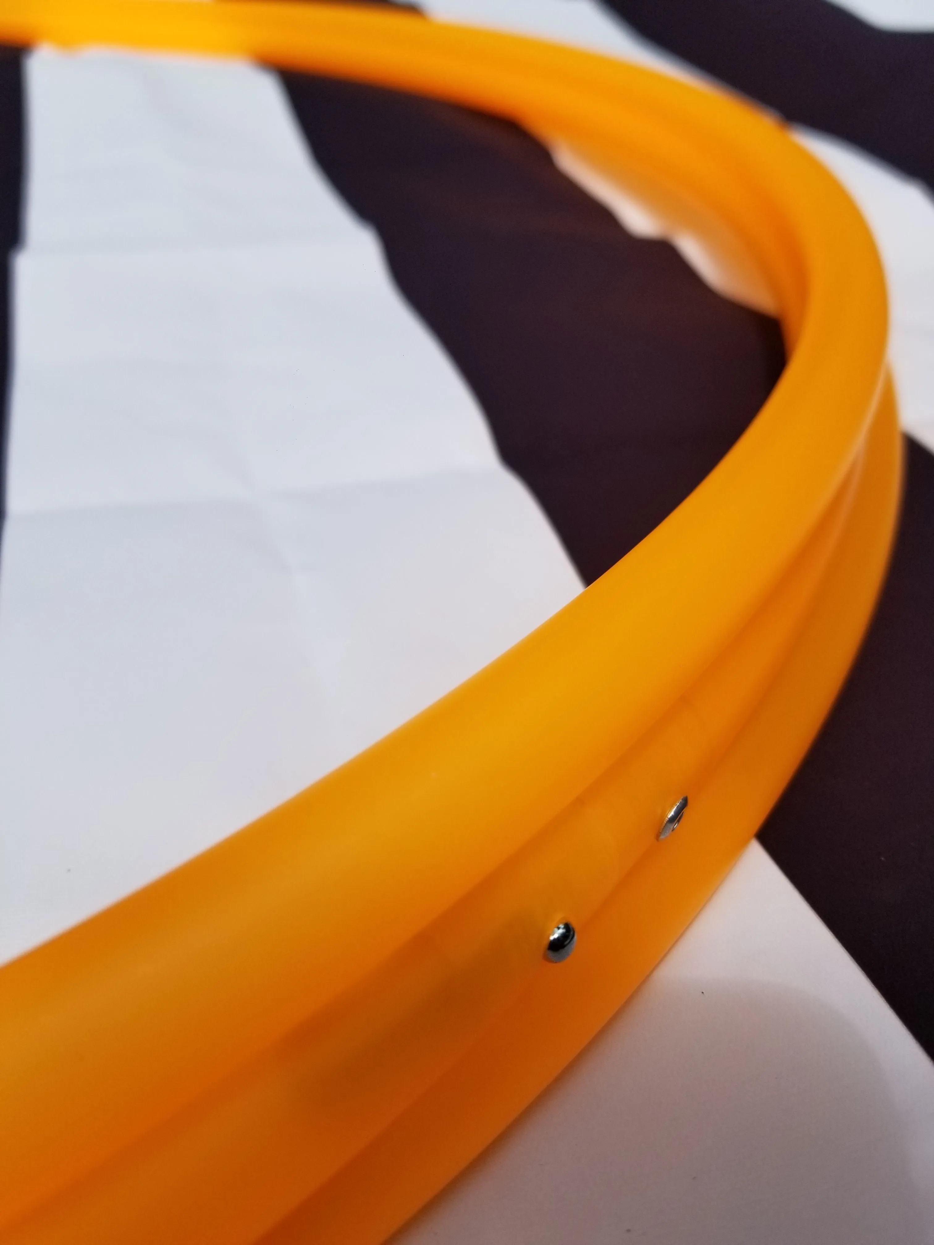 Creamsicle - UV Orange Polypro Bare Hoop 5/8