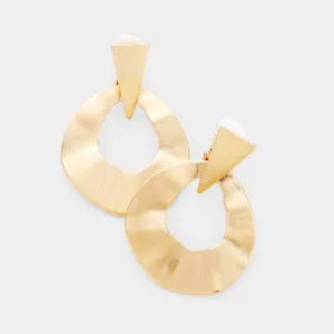 iLLASPARKZ Geometric Metal Clip On Earrings