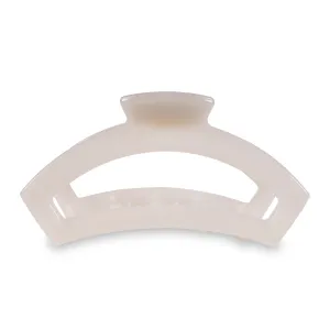 Open Coconut White Teletie Hair Clip