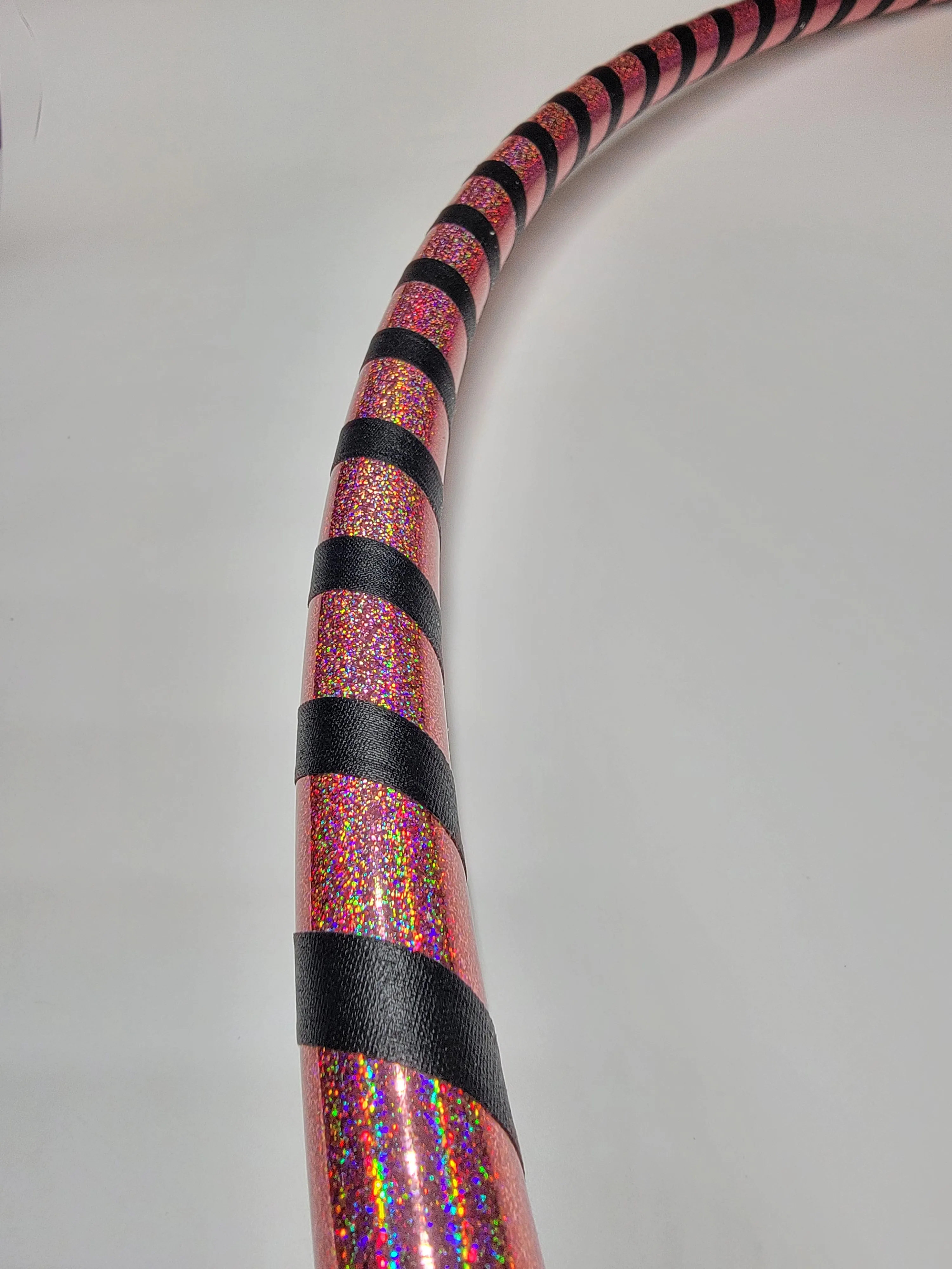 Rose Glitter Beginner Taped Hoop