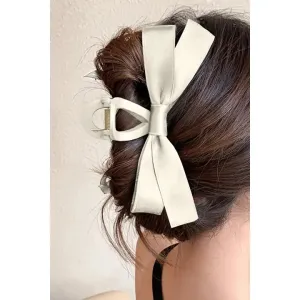 Satin Bow Hair Clip