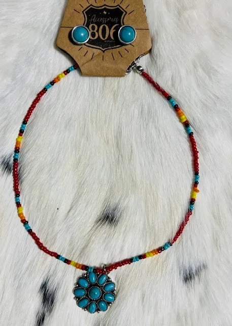 Seed Bead Necklace Sets by 806