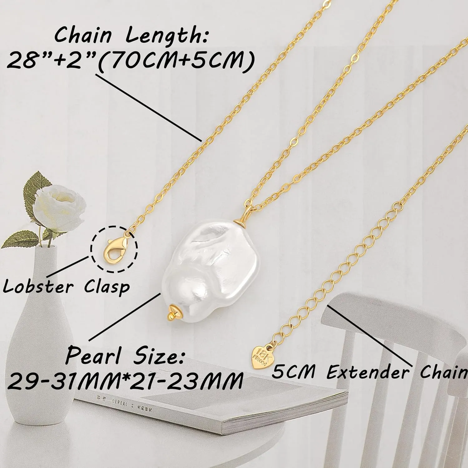 SOFYBJA 18K Gold Plated Circle Pendant Necklace Long Satellite Beaded Chain Jewelry for Women Dainty Hammered Karma Open Circle Charm Geometric Necklace
