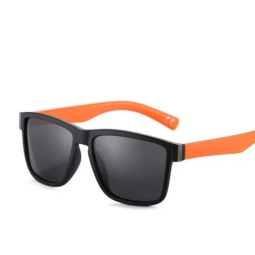 West Louis Classic Polarized Coating Black Frame Sunglasses